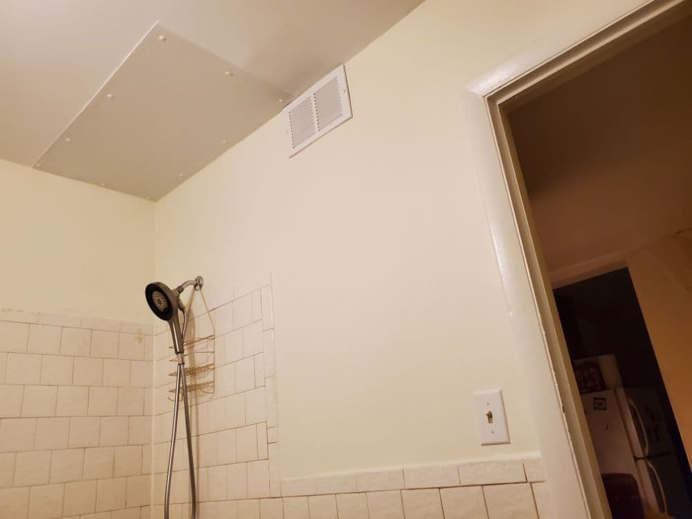 Bathroom fully restored after water damage